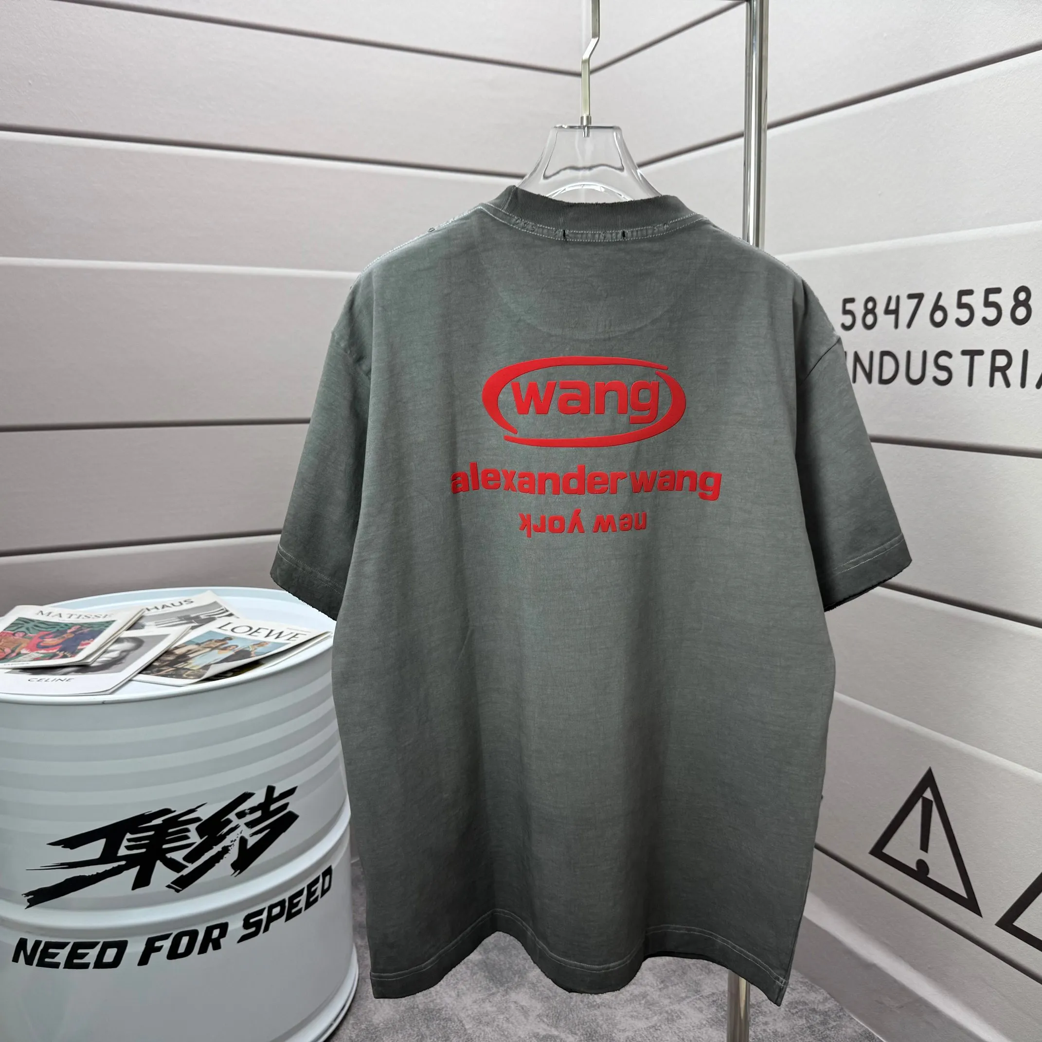 # 95 Alexand 2026 New Arrival tee Same Style : : Gray Size :S M L XL XXL Size： S （90-130 ） M （120-150 ） L （140-165 ） XL （160-180 ） XXL （180 ）
